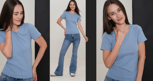 T-shirt, Hosen, Bluse, Person, Ärmel